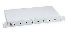 Кросс бокс оптический FO-19-8ST 19дюйм Cabeus 7034c