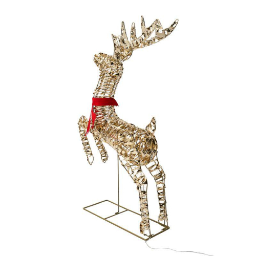 Фигура светодиодная "Бегущий олень" 88см тепл. бел. IP44 питание от трансформатора Neon-Night 501-375 фото 8