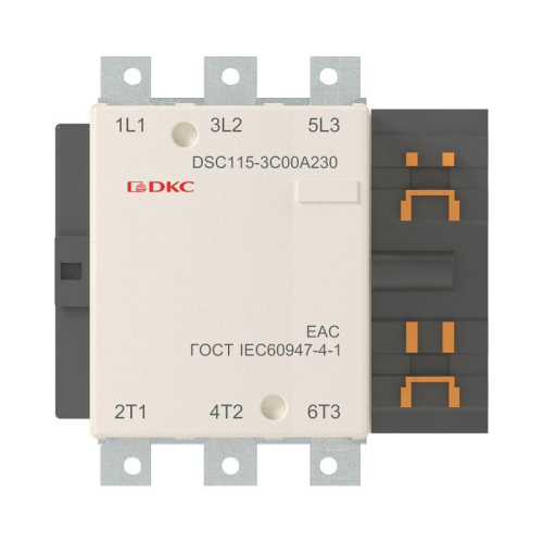 Контактор магнитный DSC115-3C00A230 115А 55кВт (AC3) 220В AC YON DSC115-3C00A230 фото 3