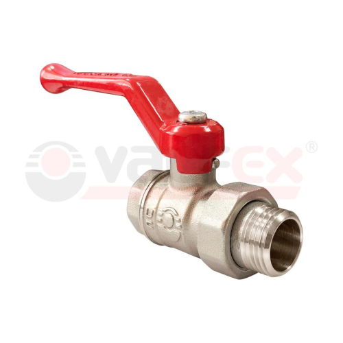 Кран шаровой латунный OPTIMA ВР/НР с американкой никел. покрытием ручка-рычаг 1/2дюйм (80/20) VALFEX VF.225.NLR1.012 Кран шаровой латунный OPTIMA ВР/НР с американкой никел. покрытием ручка-рычаг 1/2дюйм (80/20) VALFEX VF.225.NLR1.012