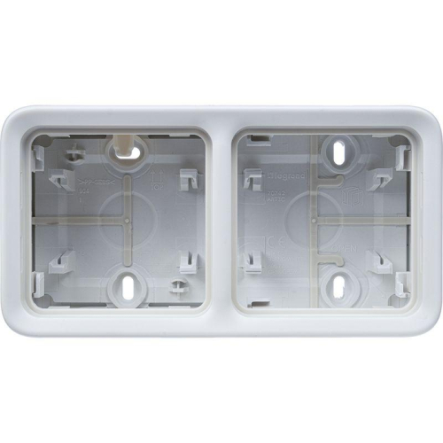 Коробка установочная ОП 2-м Plexo горизонт. бел. Leg 069690 фото 3