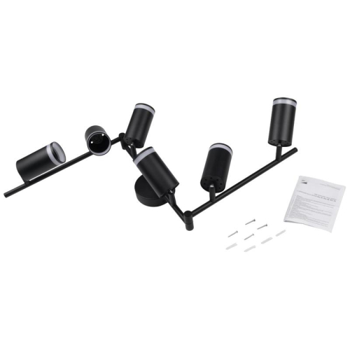 Светильник PCL-0306 6xGU10 IP20 230В BL настен./потолочн. декор. под лампу JazzWay 5066601 фото 7 Светильник PCL-0306 6xGU10 IP20 230В BL настен./потолочн. декор. под лампу JazzWay 5066601 фото 7