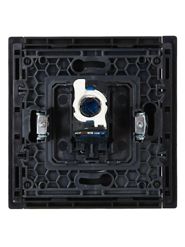 Розетка компьютерная RJ45 кат.6 FORTE&PIANO FP131 черн. IEK FP-K10-2-K02 фото 5