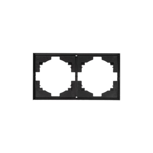 Рамка 2-м STRONG MIELE антрацит Kranz KR-78-0752-5