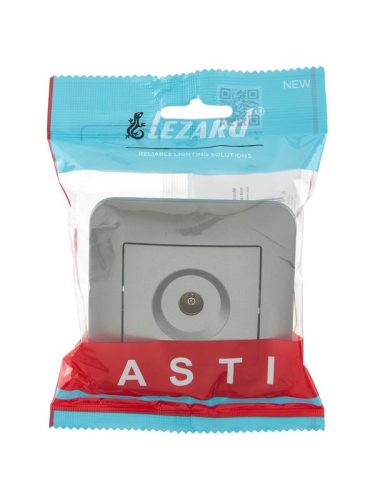 Розетка телевизионная оконечная TV СП ASTI IP20 в сборе платина. LEZARD 7081-3535-130 фото 4