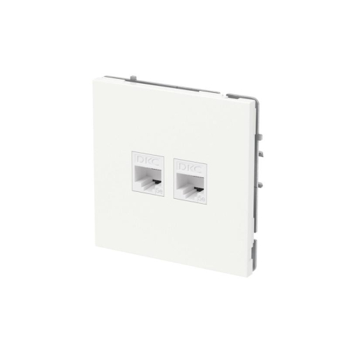 Розетка компьютерная 2-м KANT RJ45 кат.5E без шторки бел. магнолия DKC 7000664 фото 2 Розетка компьютерная 2-м KANT RJ45 кат.5E без шторки бел. магнолия DKC 7000664 фото 2