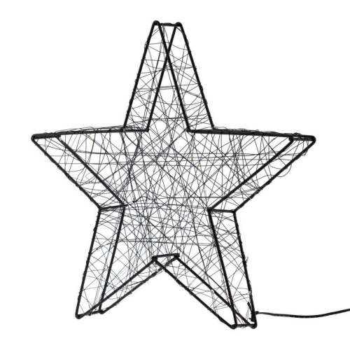 Фигура Металлическая 3D "Звезда" 35см питание 3хAA (не в компл.) тепл. бел. Neon-Night 513-706 фото 2 Фигура Металлическая 3D "Звезда" 35см питание 3хAA (не в компл.) тепл. бел. Neon-Night 513-706 фото 2