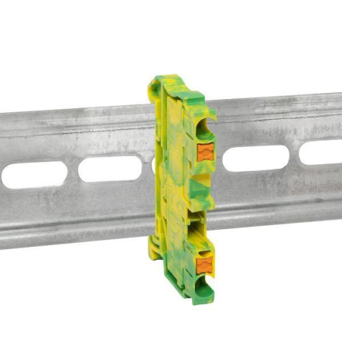 Колодка клеммная пружинная 2.5 Push-in земля EKF PIT-2.5-pe фото 3