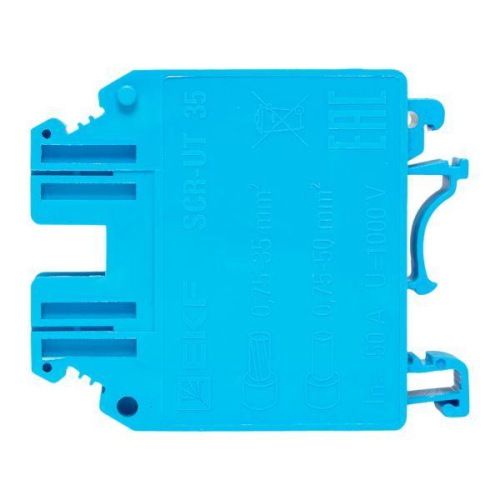 Колодка клеммная винтовая 35 UT син. EKF scr-ut-35-b фото 7