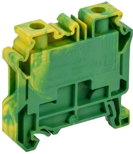 Колодка клеммная CY2.5 PE Ex ARMAFIX IEK AF-CT30-01-K52-002-EX фото 2