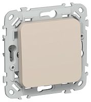 Выключатель 1-кл. СП FLITE ВС11-1-0-ФлЛ 10А механизм льняной IEK FI-V10-0-10-1-K88