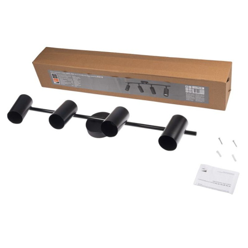 Светильник PCL-0404 4xGU10 IP20 230В BL настен./потолочн. декор. под лампу JazzWay 5066687 фото 2