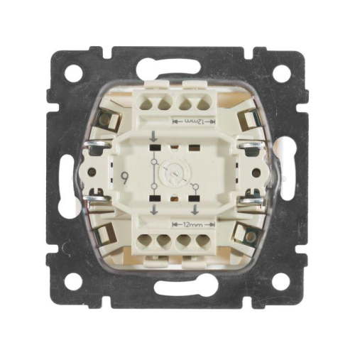 Переключатель проходной 1-кл. СП Valena 10А IP31 250В механизм бел. IEK 774406 фото 6