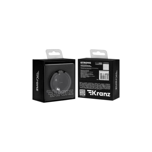 Розетка 1-м СП STRONG MIELE 16А с заземл. защ. шторки и крышкой антрацит Kranz KR-78-0702-5 фото 7 Розетка 1-м СП STRONG MIELE 16А с заземл. защ. шторки и крышкой антрацит Kranz KR-78-0702-5 фото 7
