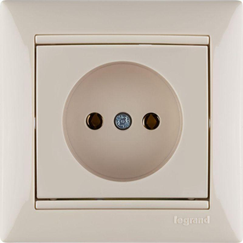 Розетка 1-м СП Valena 16А IP21 без заземл. на винтах механизм сл. кость IEK 774316 фото 4