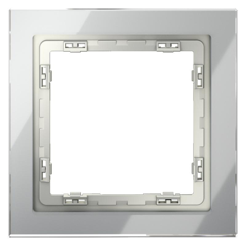 Рамка 1-м S70 стеклян. сталь Voltum VLS110105 Рамка 1-м S70 стеклян. сталь Voltum VLS110105