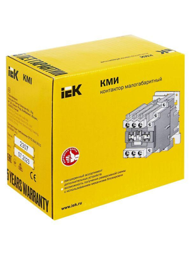 Контактор КМИ-35012 50А 230В/АС3 1НО 1НЗ KARAT IEK KKM31-050-230-11 фото 2