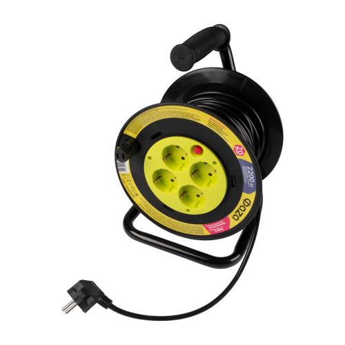 Удлинитель на катушке 4х20м с с заземл. CRG-04-2000 ФАZА 5063785 фото 8