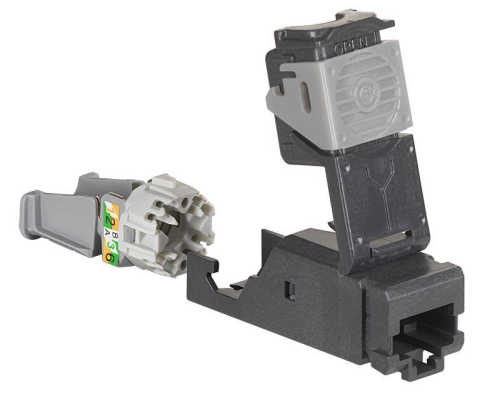 Коннектор 6хRJ45 кат.5E UTP высок. плотности (уп.6шт) Leg 033753 фото 4 Коннектор 6хRJ45 кат.5E UTP высок. плотности (уп.6шт) Leg 033753 фото 4