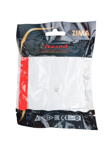 Кнопка звонка СП ZIMA IP20 безвинт. зажим бел. LEZARD 704-0288-103QC фото 6