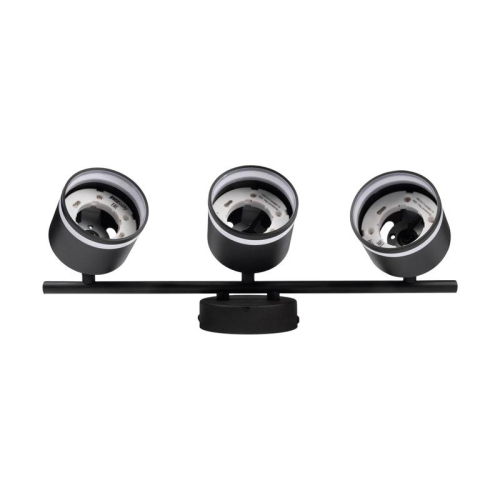 Светильник PCL-0703 max 20Вт (каждая лампа) 3xGX53 IP20 230В BL настен./потолочн. декор. под лампу JazzWay 5066847 фото 6