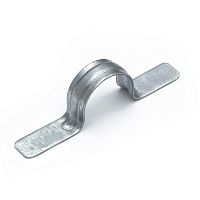 Скоба крепежная однолапковая СМД d25-26мм для монтажн. пистолета без отверст. метал. (уп.100шт) Промрукав PR13.1989