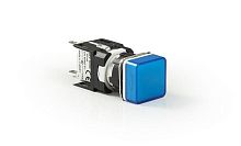 Арматура сигнальная 16мм квадратная 12-24 AC/DC син. EMAS D070KXM