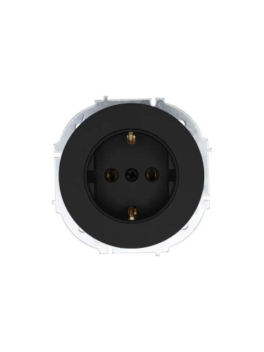 Розетка 1-м OSEN IP20 16А с заземл. ПБТ механизм черн. бархат LEZARD 743-4288-122B Розетка 1-м OSEN IP20 16А с заземл. ПБТ механизм черн. бархат LEZARD 743-4288-122B