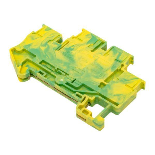 Колодка клеммная пружинная двухуровневая 2.5 Push-in земля EKF PIT-2.5-double-pe фото 8