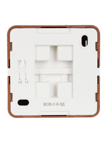 Выключатель 2-кл. ОП Октава 10А IP20 ВС20-2-0-ОД дуб GENERICA EVO20-K04-10-DC фото 4 Выключатель 2-кл. ОП Октава 10А IP20 ВС20-2-0-ОД дуб GENERICA EVO20-K04-10-DC фото 4