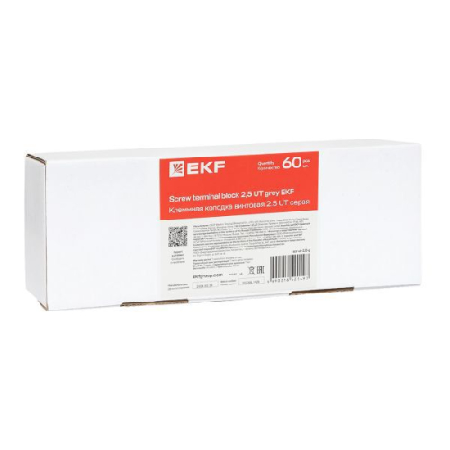 Колодка клеммная винтовая 2.5кв.мм UT сер. EKF scr-ut-2.5-g фото 10 Колодка клеммная винтовая 2.5кв.мм UT сер. EKF scr-ut-2.5-g фото 10