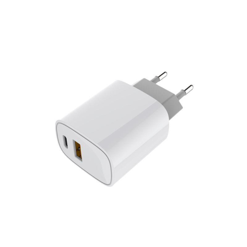 Устройство зарядное сетевое с двумя портами USB-A + USB-C 20Вт Rexant 18-2207 Устройство зарядное сетевое с двумя портами USB-A + USB-C 20Вт Rexant 18-2207