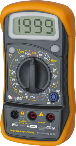 Мультиметр 82 429 NMT-Mm01-838L (838L) Navigator 82429 Мультиметр 82 429 NMT-Mm01-838L (838L) Navigator 82429