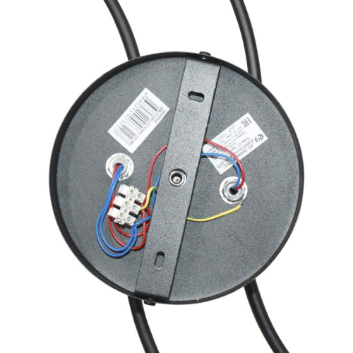 Светильник "Стиль" 131 (Плафон 8498) НПБ 01-3х60-178 Е27 (ИМ) потолочный черн. Элетех 1005405038 фото 2