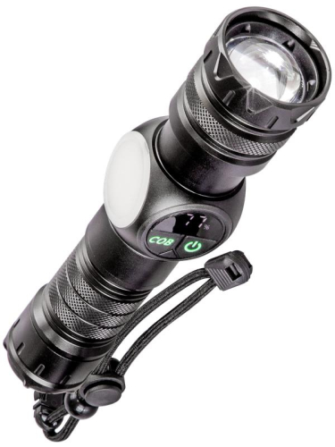 Фонарь аккумуляторный ручной 10Вт LaserLED Li-ion 26650 3000мА.ч с магнитом алюм. КОСМОС KOC812Lit фото 2 Фонарь аккумуляторный ручной 10Вт LaserLED Li-ion 26650 3000мА.ч с магнитом алюм. КОСМОС KOC812Lit фото 2