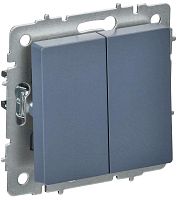 Выключатель перекрестный 2-кл. СП BRITE ВС10-2-3-БрМ 10А механизм маренго IEK BR-V23-0-10-K35