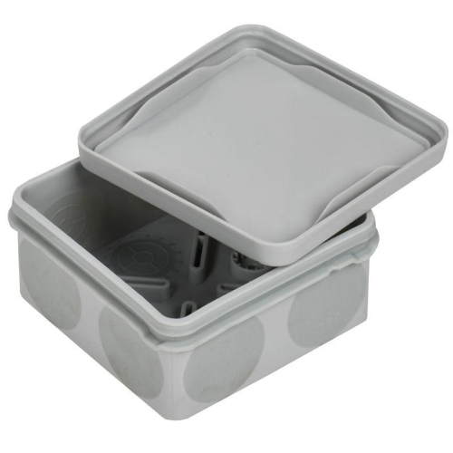 Коробка распаячная ОП КМ42435 80х80х40мм IP67 8 вводов сер. IEK UKO21-080-080-040-K41-66 фото 2 Коробка распаячная ОП КМ42435 80х80х40мм IP67 8 вводов сер. IEK UKO21-080-080-040-K41-66 фото 2