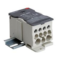 Блок распределительный винтовой зажим 1х185кв.мм 2х35кв.мм 5х16кв.мм 4х10кв.мм DKC POD-400