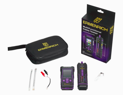 Тестер кабельный многофункциональный NetGeeks NP50 Ermenrich 84555 фото 3