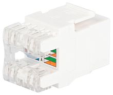Люк 18-8002-01 коннектор RJ45 CAT6 UTP Keystone бел. Эра Б0063290