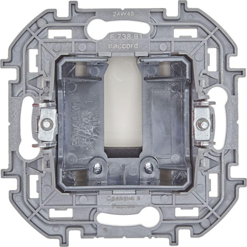 Вывод кабеля Inspiria с зажимом для крепления сл. кость IEK 673891 фото 4