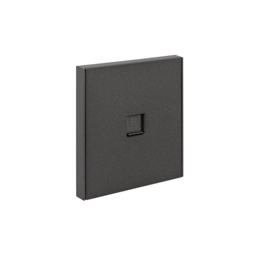 Розетка компьютерная СП STRONG MIELE RJ45 кат.6 графит Kranz KR-78-0724-6 фото 5