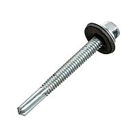 Саморез усиленный КР КРс ZP 5.5х51 оцинк. удлин. сверло (контейнер) (уп.50шт) Zitar 142303