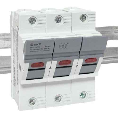 Предохранитель-разъединитель DF 14х51 3п (тип ПВЦ) EKF df143-e фото 9 Предохранитель-разъединитель DF 14х51 3п (тип ПВЦ) EKF df143-e фото 9