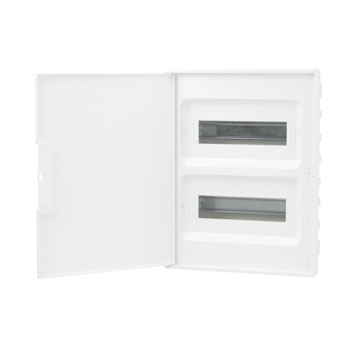 Щиток встраиваемый 24мод. с бел. дверцей с 4 шинами PEN (2шт на 8 отверст. и 2шт на 6 отверст.) бел. DKC F24B1WW фото 3 Щиток встраиваемый 24мод. с бел. дверцей с 4 шинами PEN (2шт на 8 отверст. и 2шт на 6 отверст.) бел. DKC F24B1WW фото 3