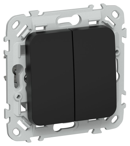 Выключатель 2-кл. СП FLITE ВС12-1-0-ФлЧ 10А механизм черн. IEK FI-V20-0-10-1-K02 Выключатель 2-кл. СП FLITE ВС12-1-0-ФлЧ 10А механизм черн. IEK FI-V20-0-10-1-K02