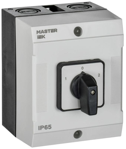 Переключатель кулачковый 16А (сх. 53) в боксе стандартная рукоятка IEK MI-CS20-016-053 Переключатель кулачковый 16А (сх. 53) в боксе стандартная рукоятка IEK MI-CS20-016-053
