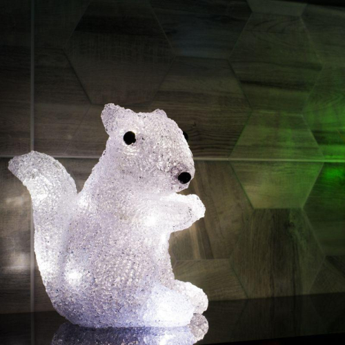 Фигура светодиодная акриловая "Белка" 17.5х12х18см 12LED 0.5Вт 4.5В IP20 элементы питания 3хAAA (не в компл.) Neon-Night 513-341 фото 2