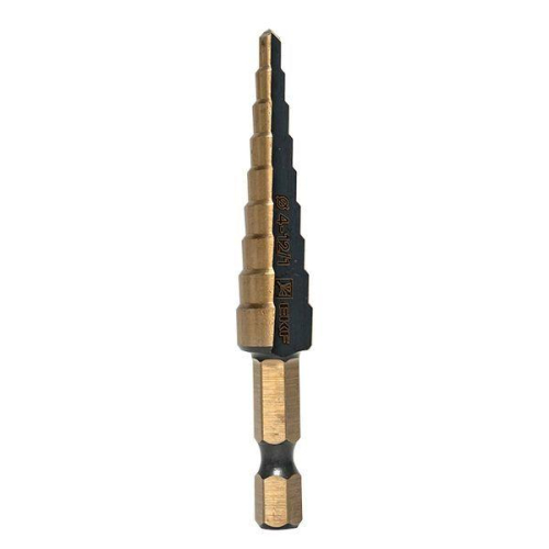 Сверло ступенчатое ST-4-12/1 HSS 9 ступ. EKF ST-4-12/1 фото 2