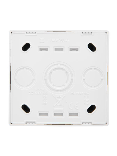 Выключатель 2-кл. ОП LETO с индикацией бел. LEZARD 752-0200-112 фото 3